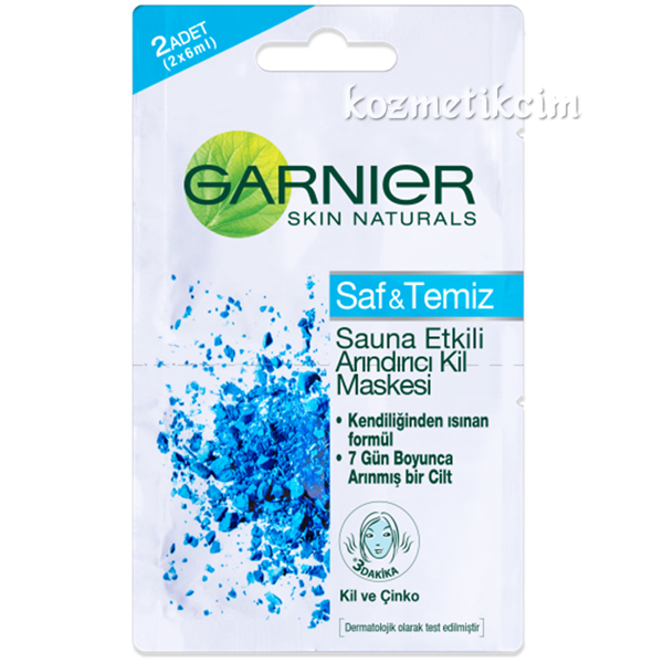 Garnier Saf & Temiz Sauna Etkili Arındırıcı Kil Maskesi