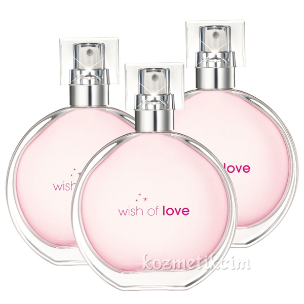 AVON Wish of Love EDT 50 ml Bayan Parfümü 3 Adet