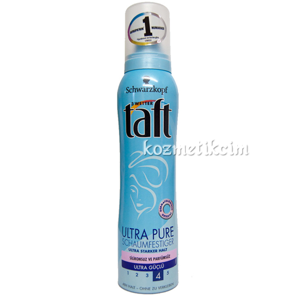 Taft Ultra Pure Silikonsuz ve Parfümsüz Ultra Güçlü Saç Köpüğü