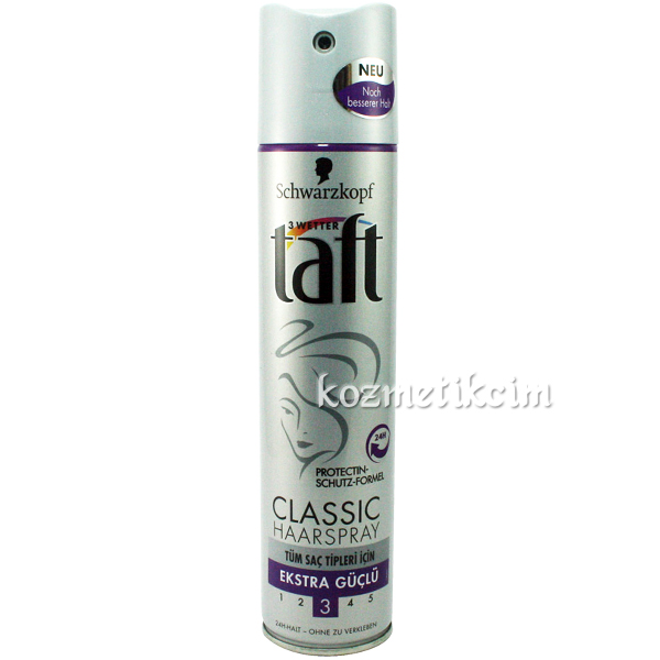 Taft Classic Tüm Saç Tipleri İçin Extra Güçlü Saç Spreyi