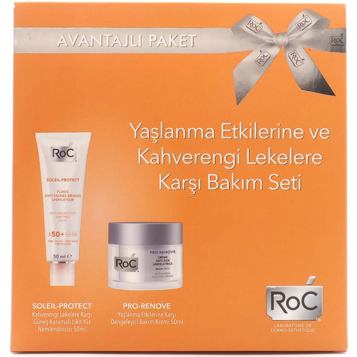RoC Yaşlanma Etkilerine ve Kahverengi Lekelere Karşı Bakım Seti % 30 İndirimli
