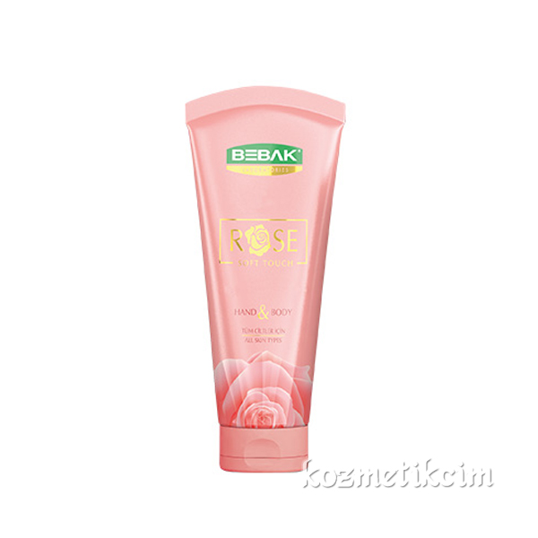 Bebak Gül Özlü El ve Vücut Nemlendirici Kremi Tüp 75 ml