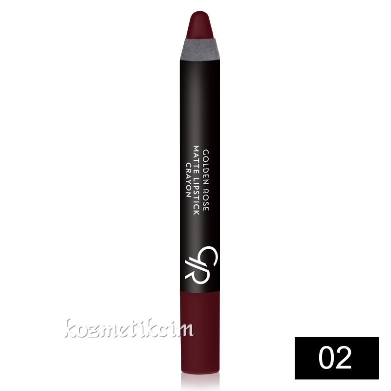 Golden Rose Matte Lipstick Crayon Kalem Ruj 02