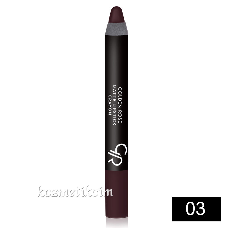 Golden Rose Matte Lipstick Crayon Kalem Ruj 03