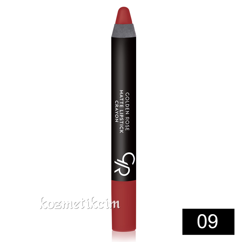 Golden Rose Matte Lipstick Crayon Kalem Ruj 09