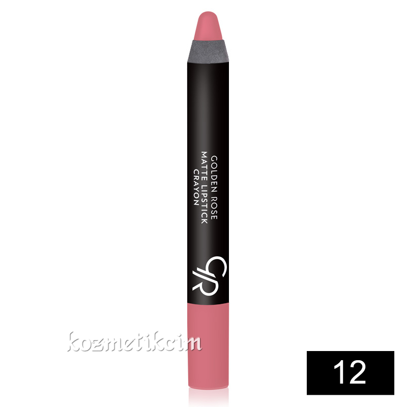 Golden Rose Matte Lipstick Crayon Kalem Ruj 12