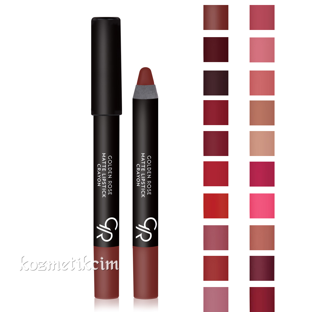 Golden Rose Matte Lipstick Crayon Kalem Ruj