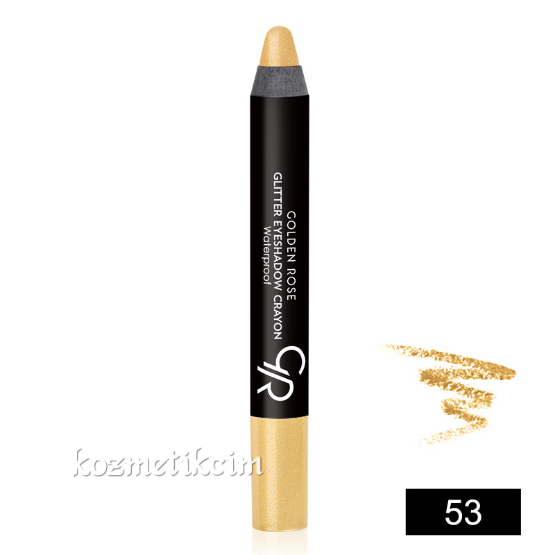 Golden Rose Glitter Eyeshadow Crayon Waterproof Kalem Far 53