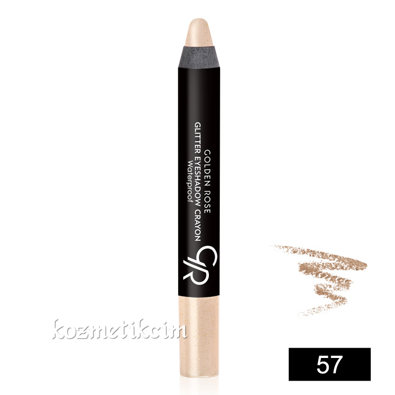 Golden Rose Glitter Eyeshadow Crayon Waterproof Kalem Far 57