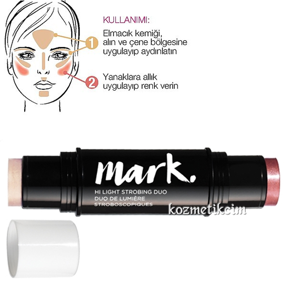 AVON Mark İkili Kremsi Allık ve Aydınlatıcı