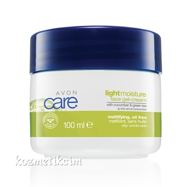 AVON Care Light Moisture Salatalık ve Yeşil Çay Özleri İçeren Jel Yüz Kremi - 100 ml