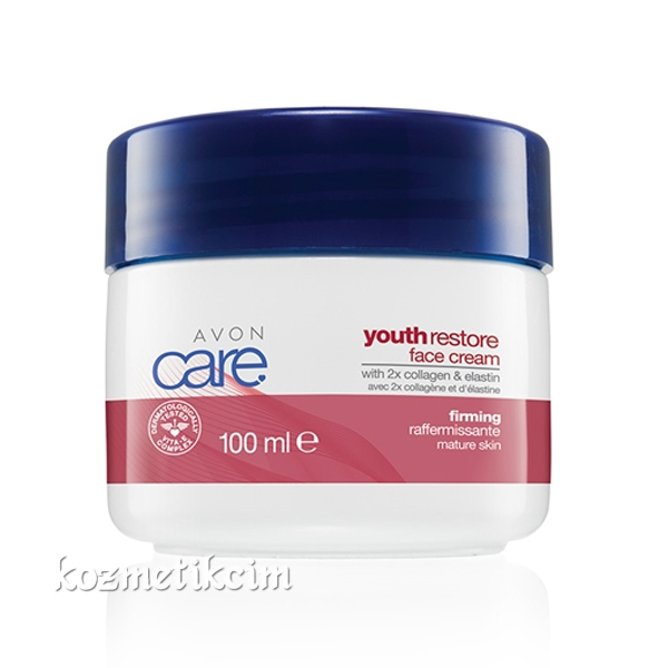AVON Care Youth Restore Kolajen ve Elastin İçeren Yüz Kremi - 100 ml