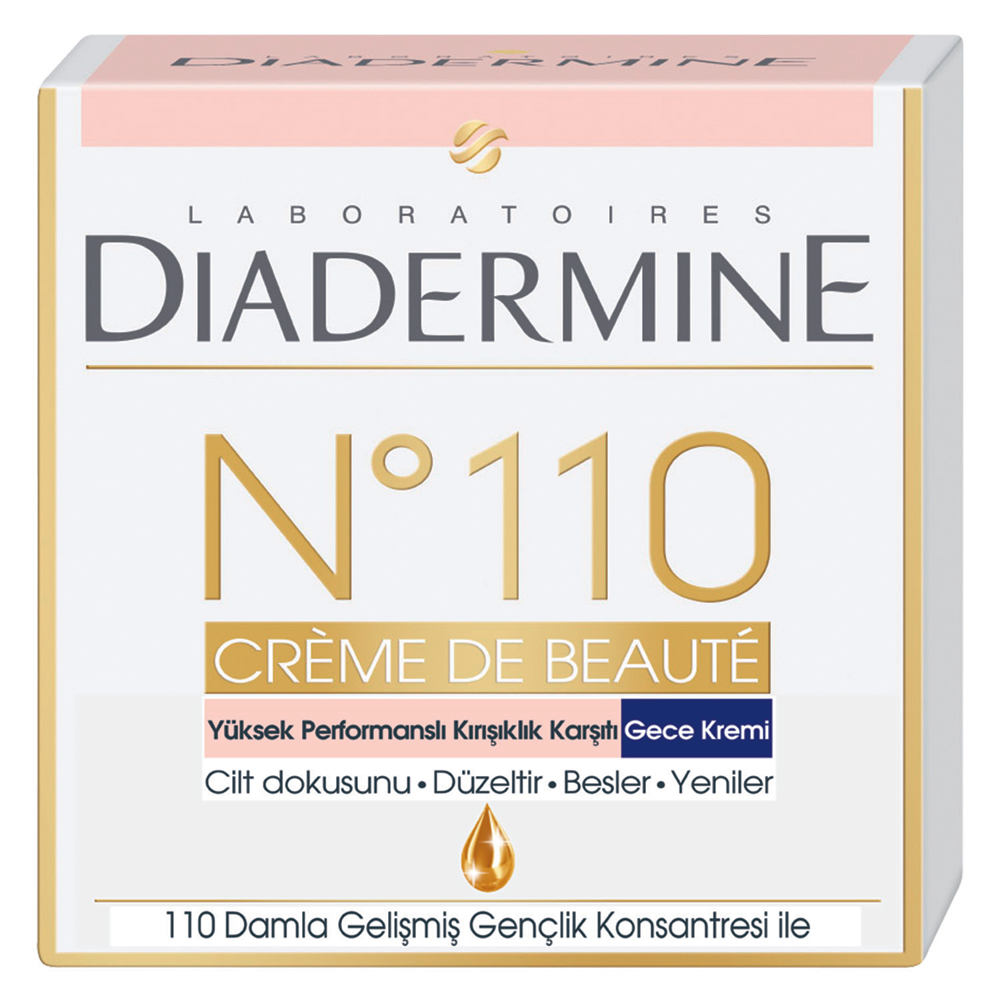 Diadermine No 110 Yüksek Performanslı Kırışıklık Karşıtı Gece Kremi 50 ml
