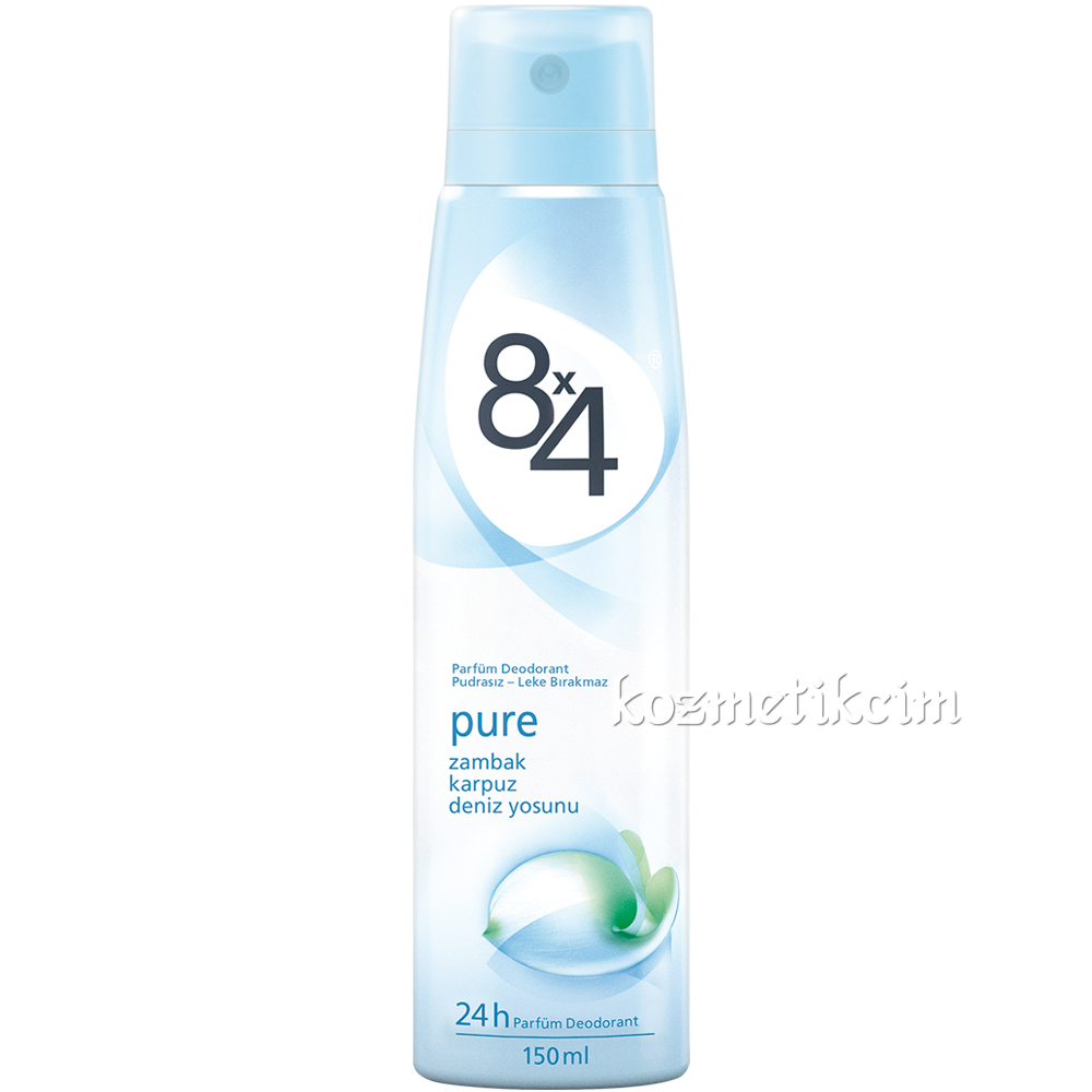 8x4 Pure Deodorant 150 ml