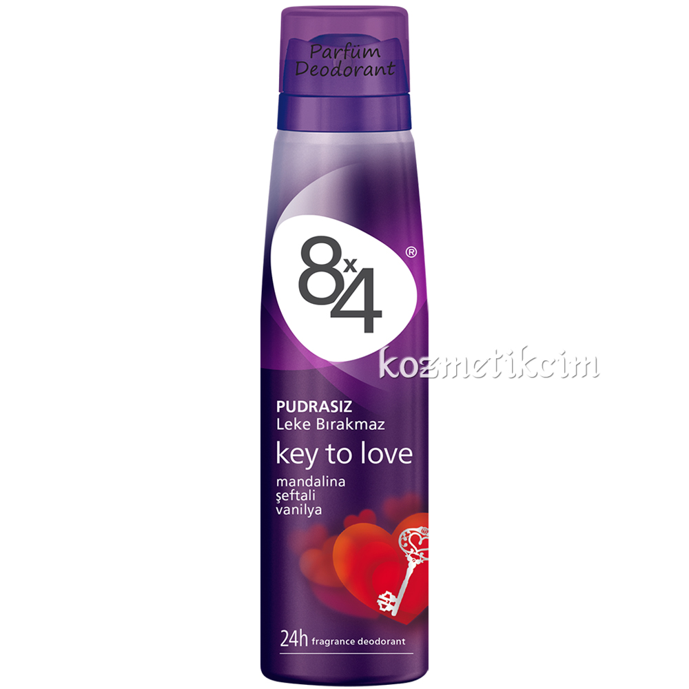 8x4 Key to Love Deodorant 150 ml