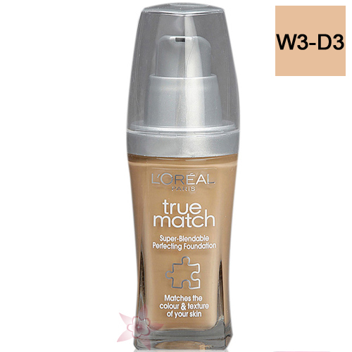 L'Oréal True Match Fondöten  W3-D3