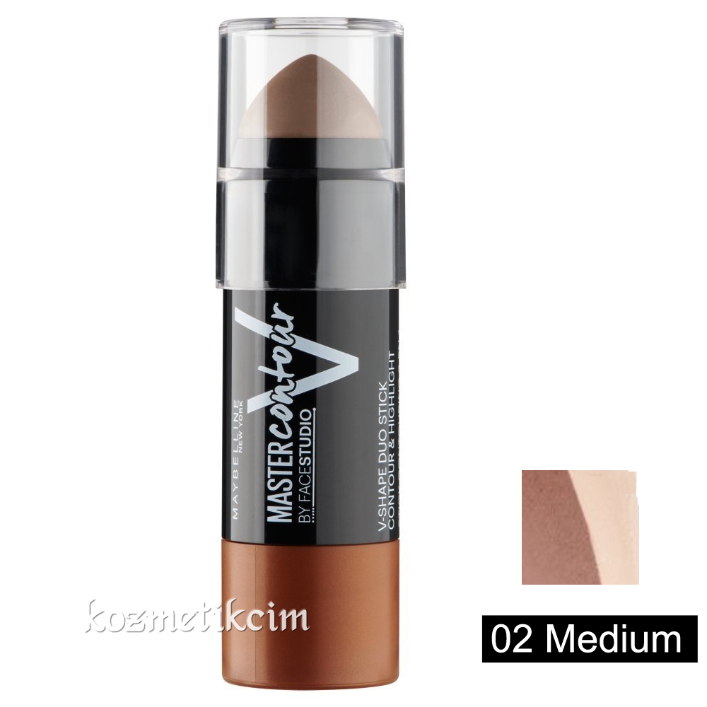 Maybelline Master Contour V-Shape Duo Stick 02 Medium