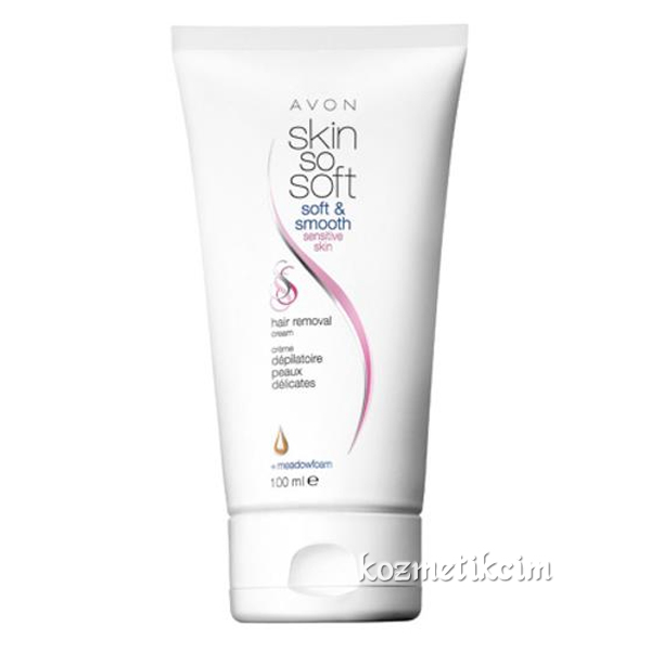 AVON Skin So Soft Soft & Smooth Hassas Ciltler için Tüy Dökücü Krem 100 ml