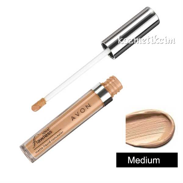 AVON Ideal Flawless Mat Görünüm Veren Likit Kapatıcı Medium