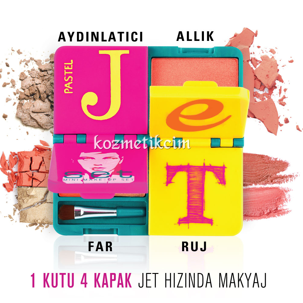 Pastel JetSet Mini Make-Up Set