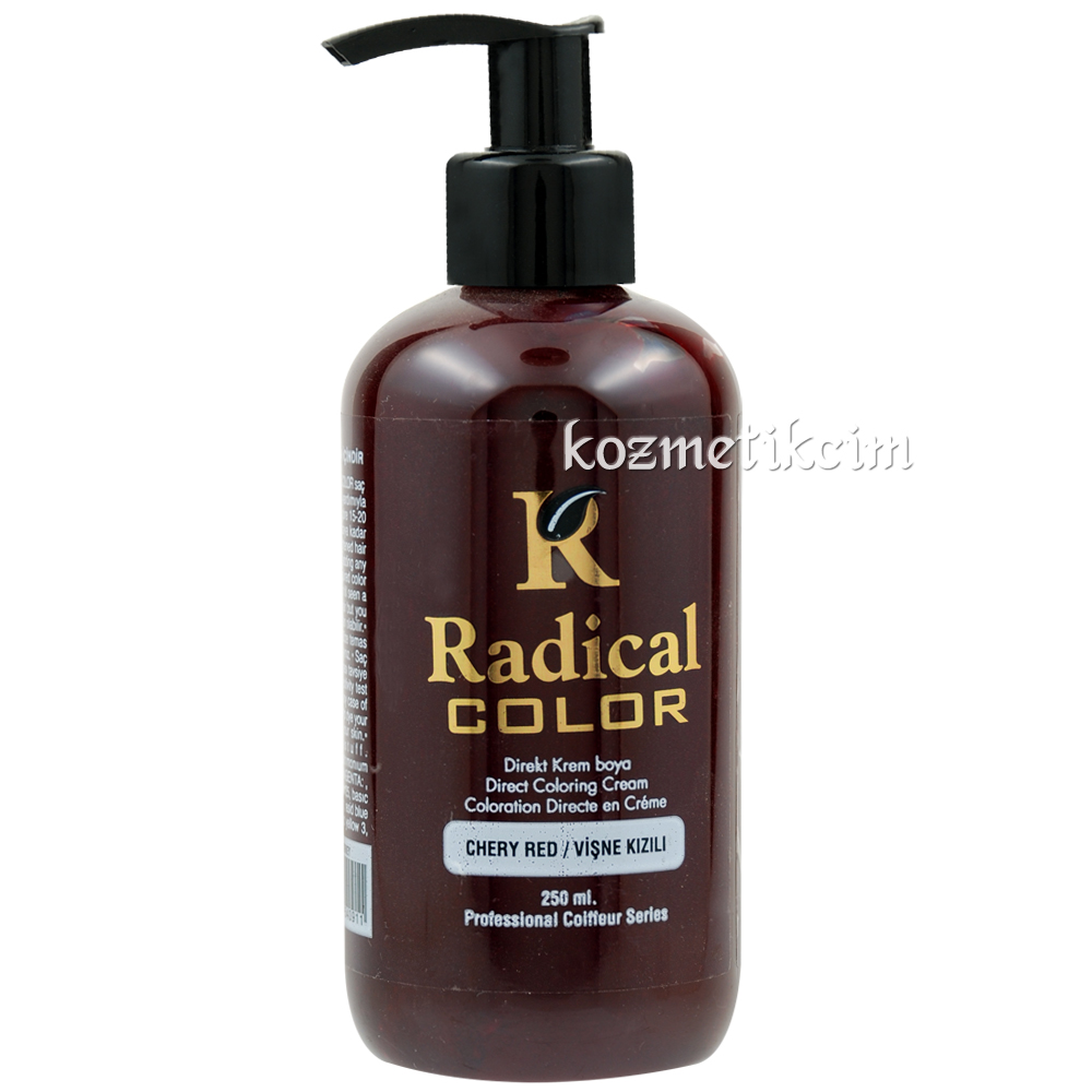 Radical Color Su Bazlı Bakım Yağlı Saç Boyası Vişne Kızılı