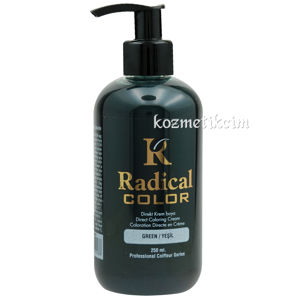 Radical Color Su Bazlı Bakım Yağlı Saç Boyası Yeşil