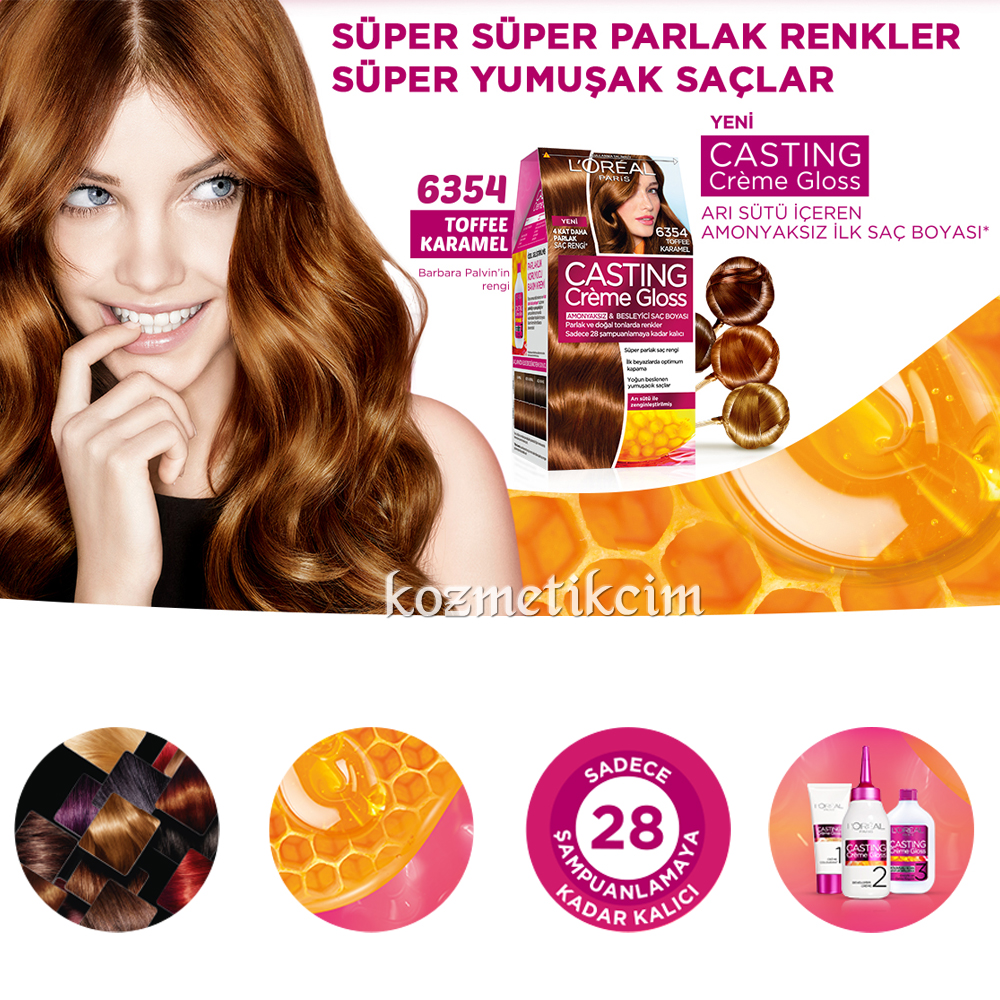 L'Oréal Casting Créme Gloss Amonyaksız ve Besleyici Saç Boyası