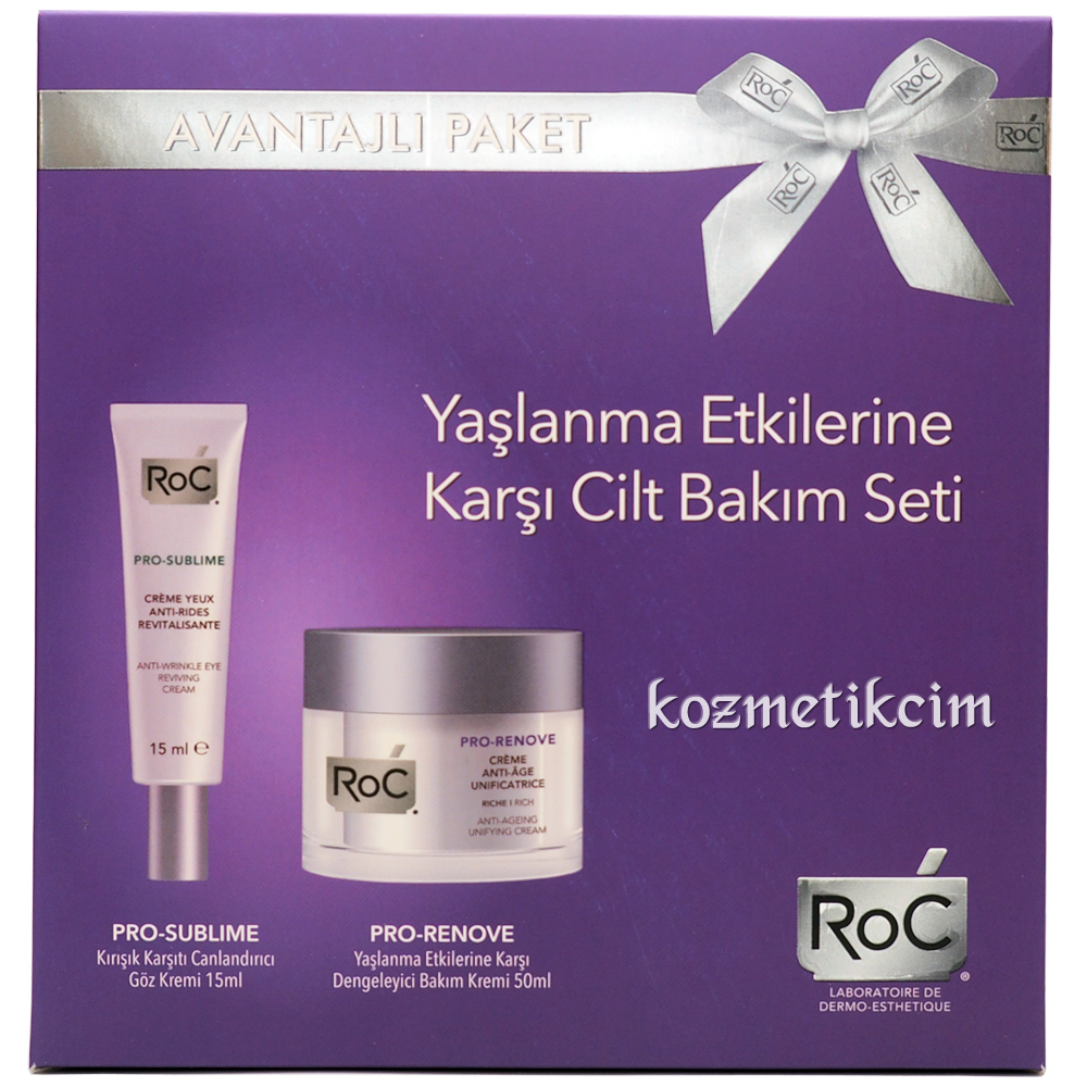 RoC Yaşlanma Etkilerine Karşı Cilt Bakım Seti