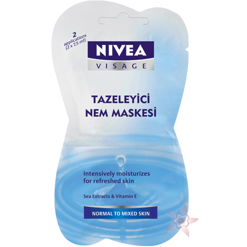 Nivea Visage Tazeleyici Nem Maskesi-Normal Ve Karma Cilt 15 ml 