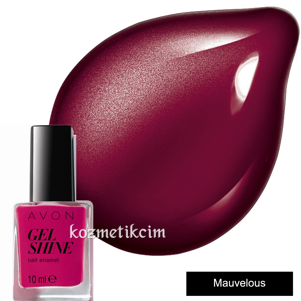 AVON Mark Gel Shine Tırnak Cilası - Oje Mauvelous