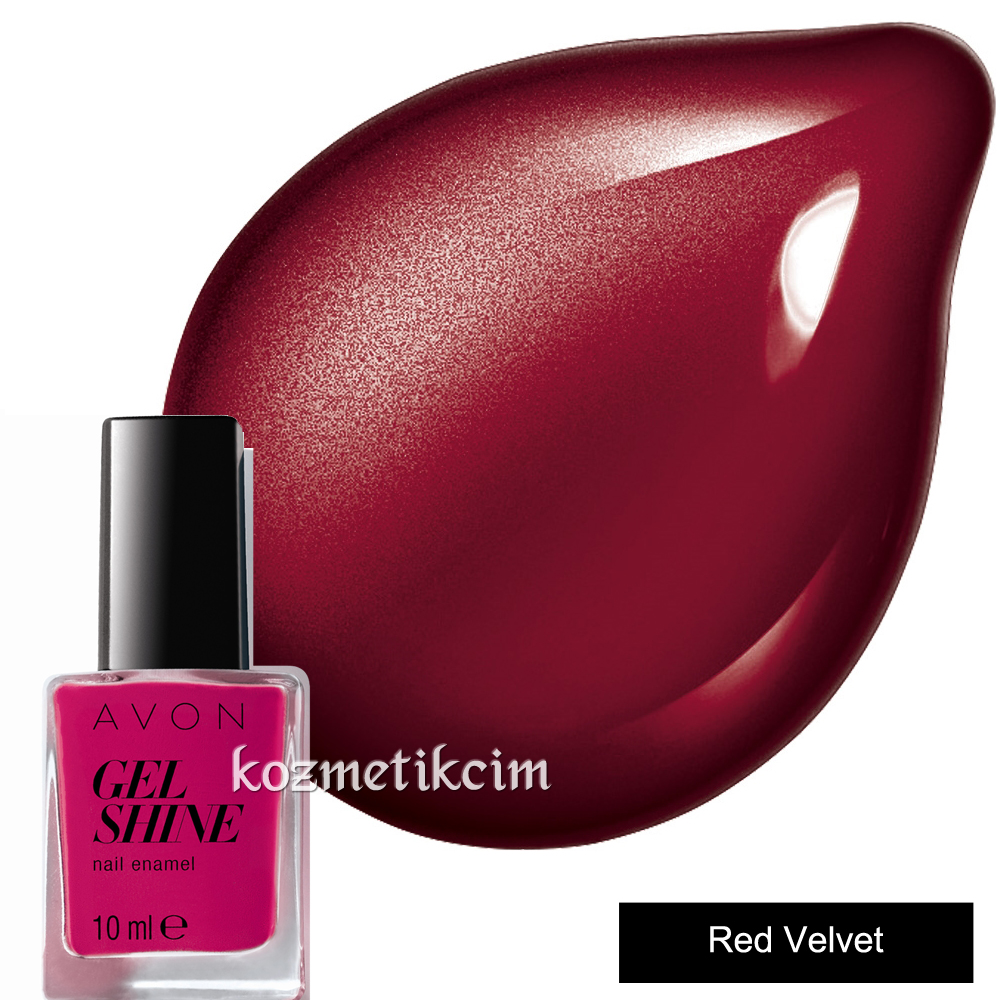 AVON Mark Gel Shine Tırnak Cilası - Oje Red Velvet