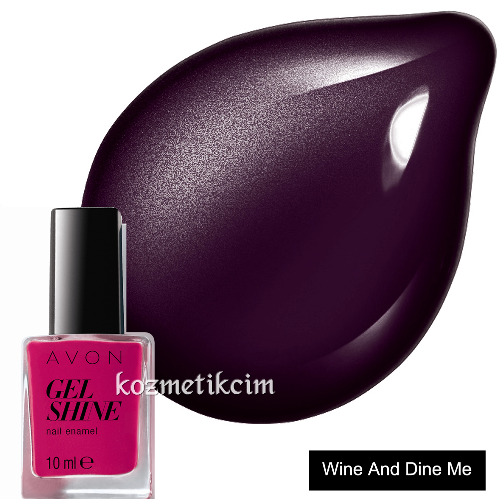 AVON Mark Gel Shine Tırnak Cilası - Oje Wine And Dine Me