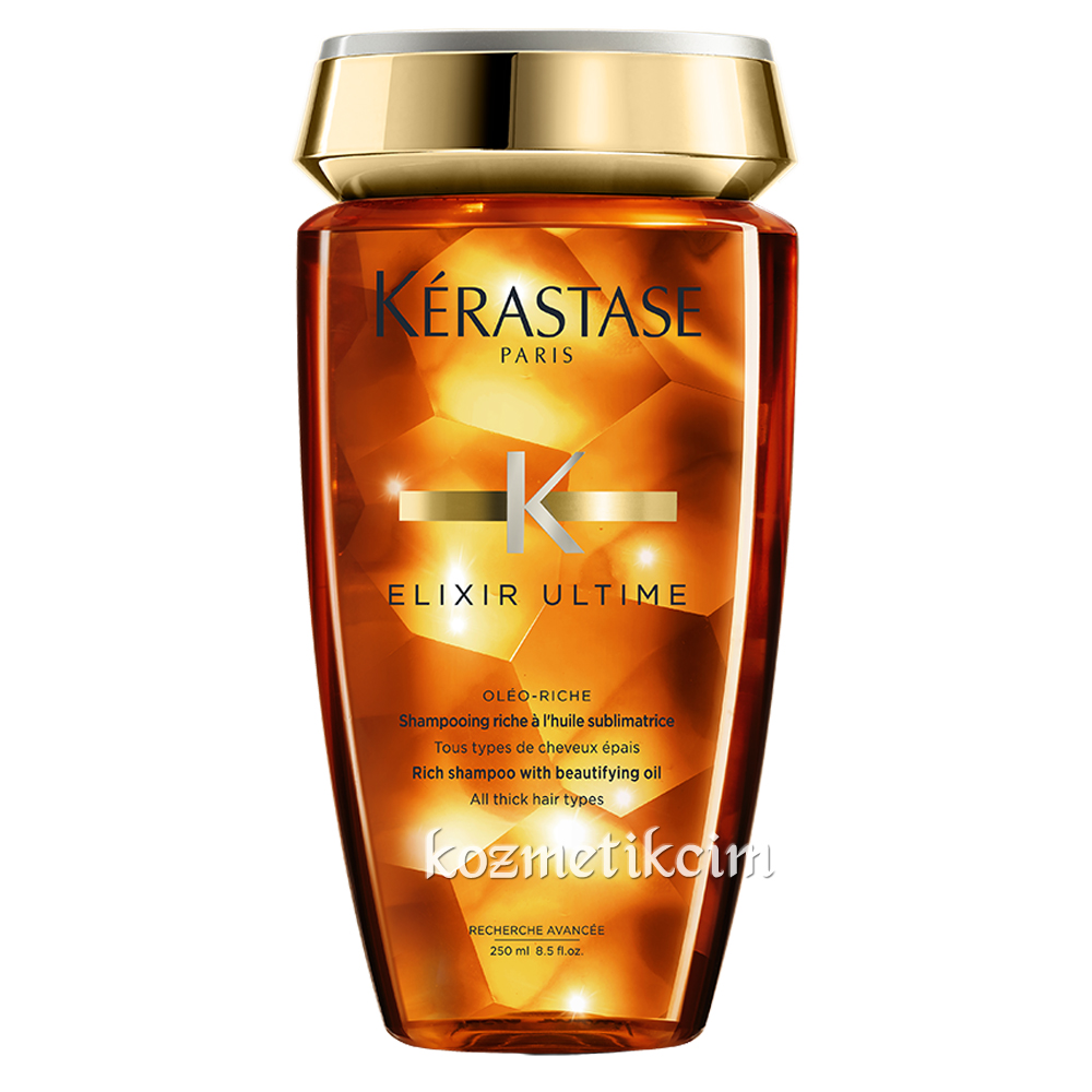 Kérastase Paris Elixir Ultime Bain Rich Shampoo with Beautifying Oil Saç Banyosu 250 ml