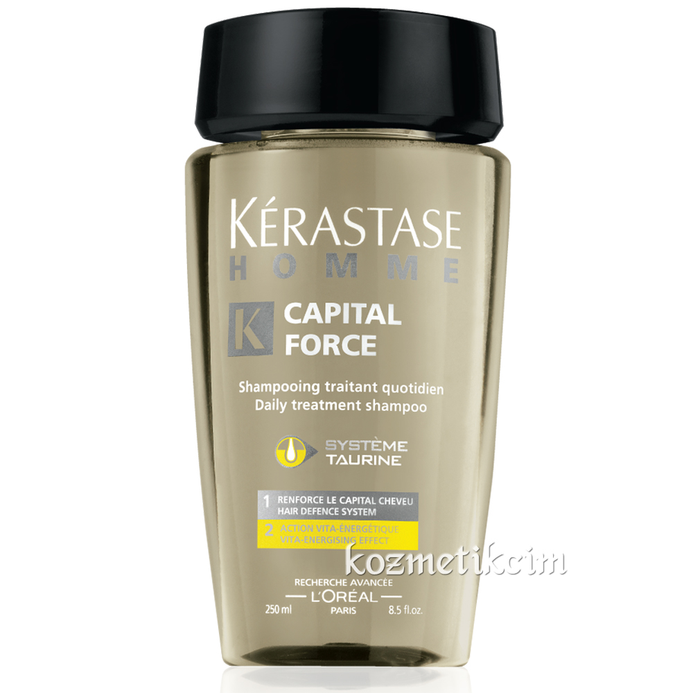 Kérastase Paris Homme Capital Force Enerji Veren Saç Banyosu 250 ml