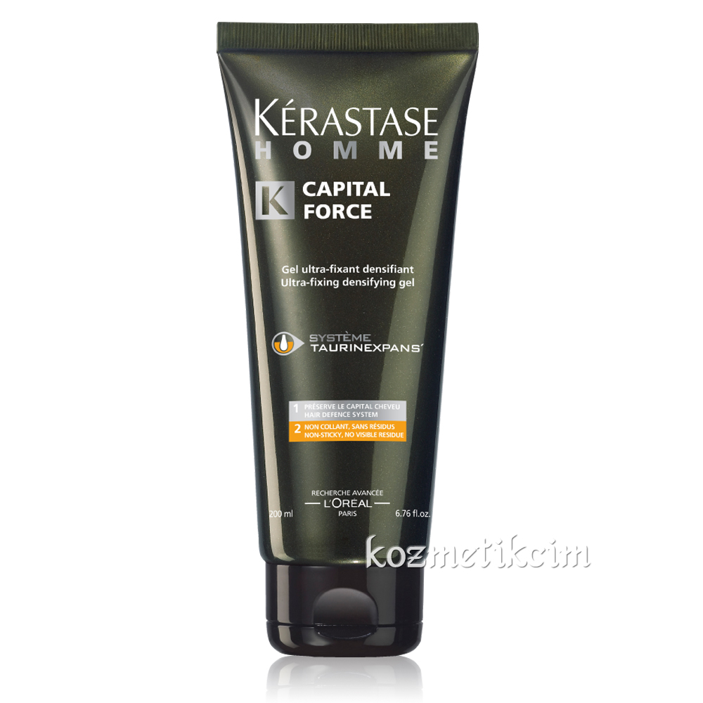 Kérastase Paris Homme Capital Force Sculpting Fixing Gel Sabitleyici ve Şekillendirici Jöle 200 ml