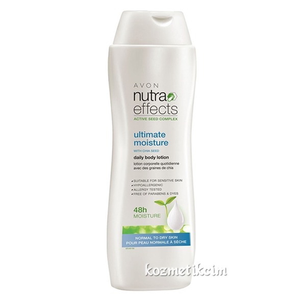 AVON Nutra Effects Normal ve Kuru Ciltler İçin Vücut Losyonu 250 ml