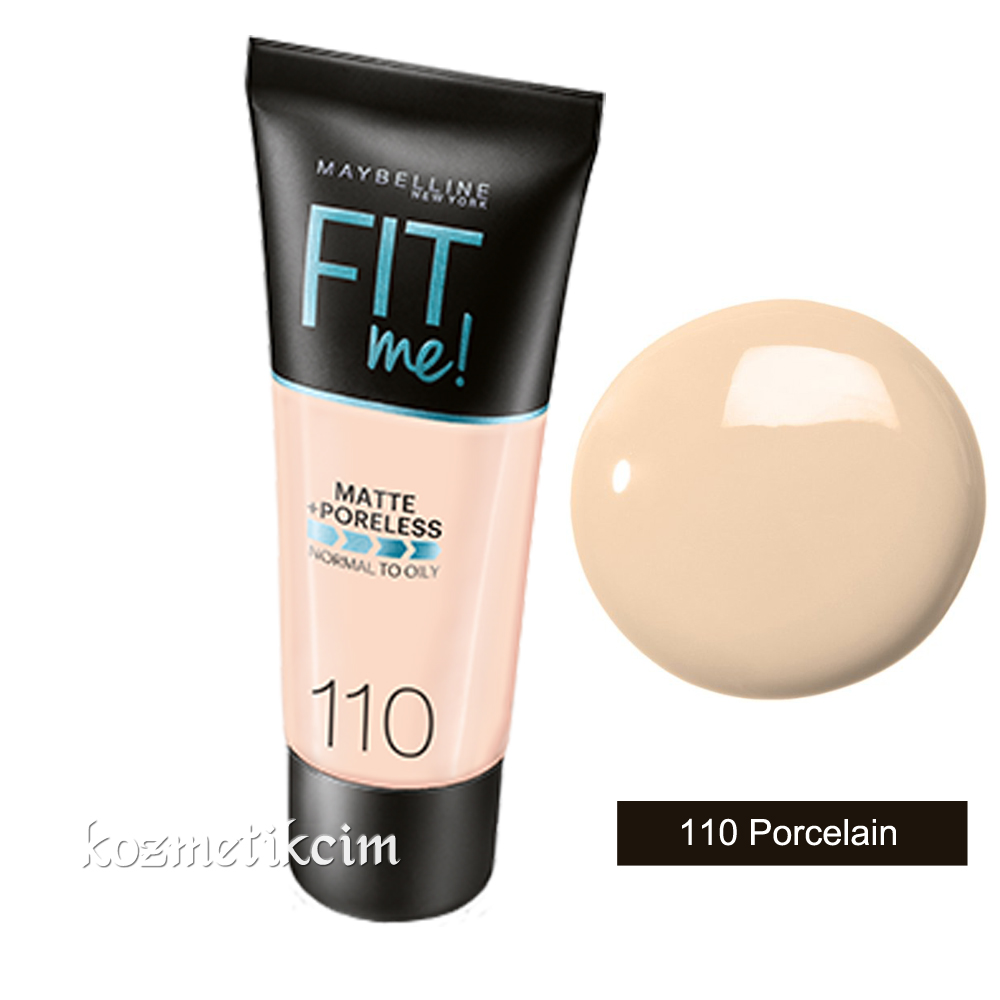 Maybelline Fit Me Matte Plus Poreless Foundation 110 Porcelain