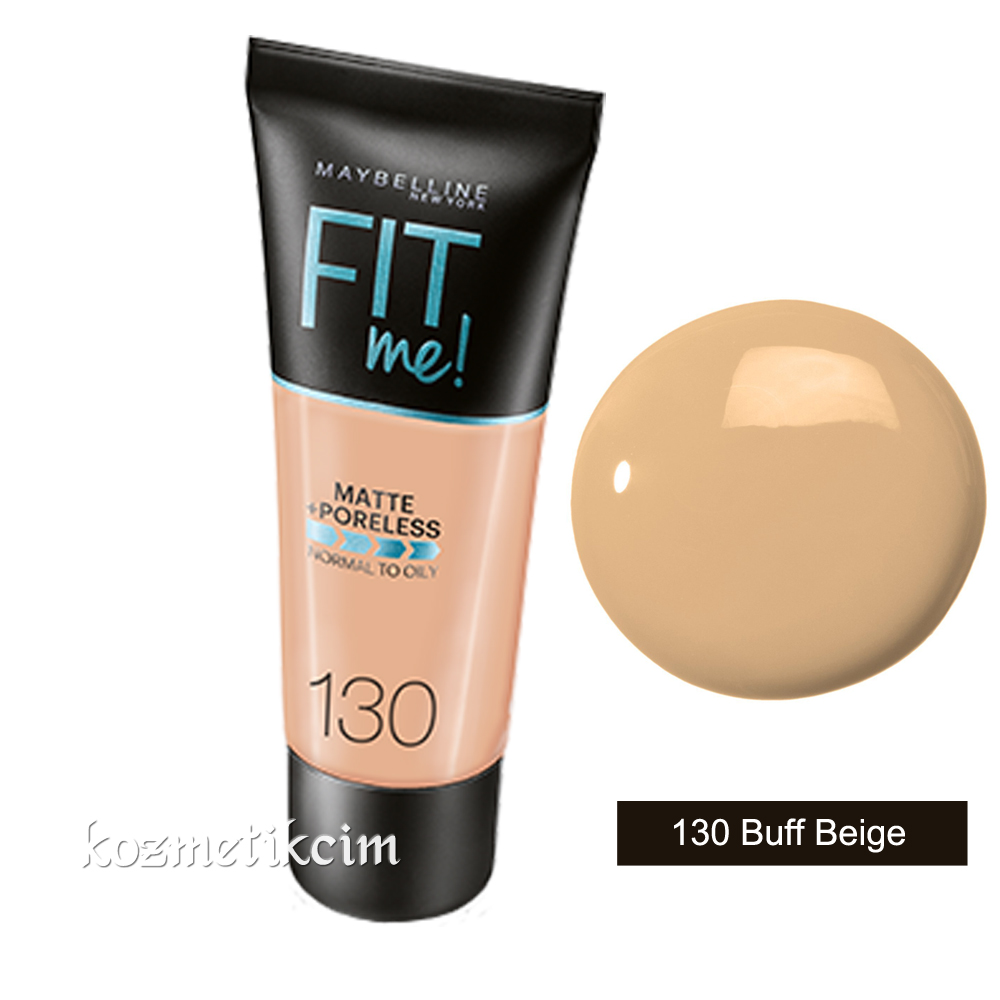 Maybelline Fit Me Matte Plus Poreless Foundation 130 Buff Beige