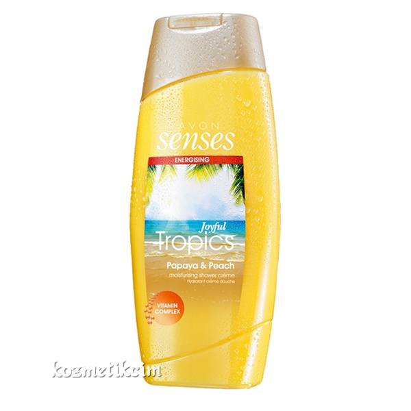 AVON Senses Joyful Tropics Papatya ve Şeftali Kokulu Duj Jeli 250 ml