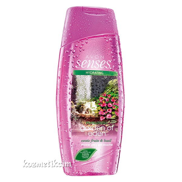 AVON Senses Hydrating Romantic Garden of Eden Egzotik Meyveler Fesleğen Kokulu Duş Jeli 250 ml