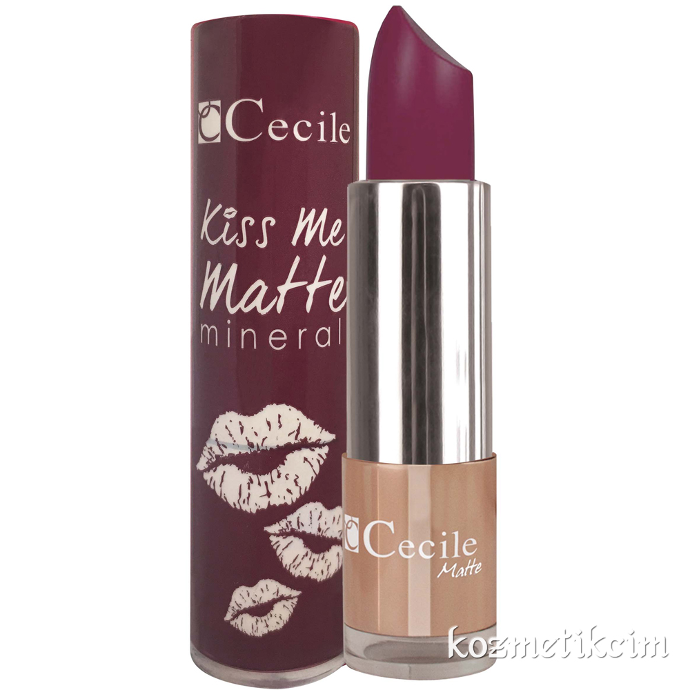 Cecile Kiss Me Matte Mineral Mat Ruj 304