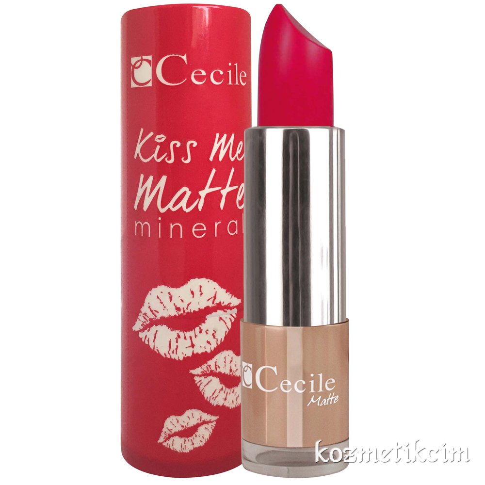 Cecile Kiss Me Matte Mineral Mat Ruj 321