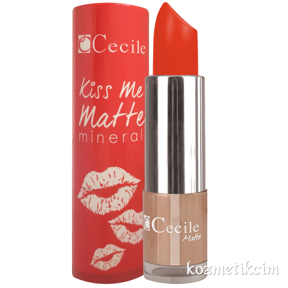 Cecile Kiss Me Matte Mineral Mat Ruj 322