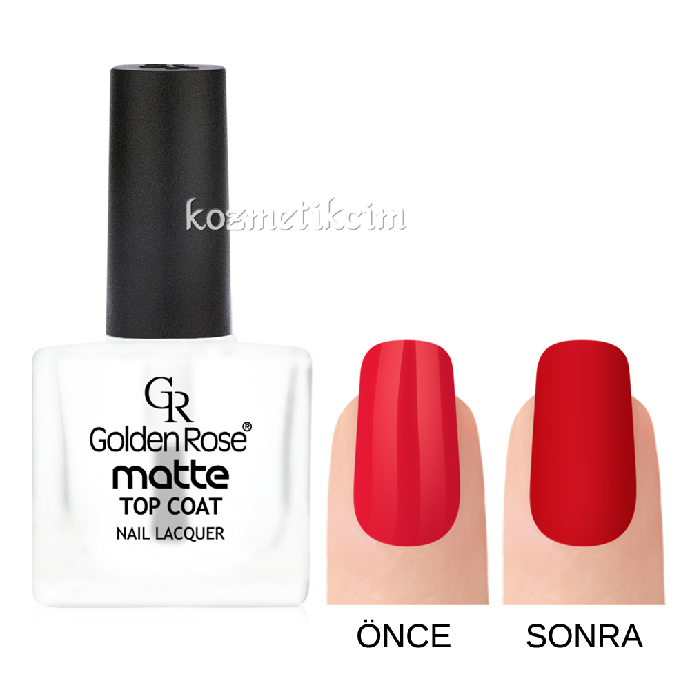 Golden Rose Matte Top Coat Oje Matlaştırıcı