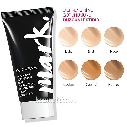 AVON Mark Renk Düzgünleştirici CC Krem SPF50