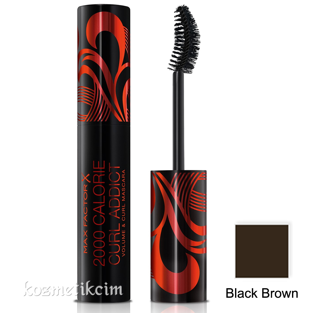 Max Factor 2000 Calorie Curl Addict Maskara Black Brown
