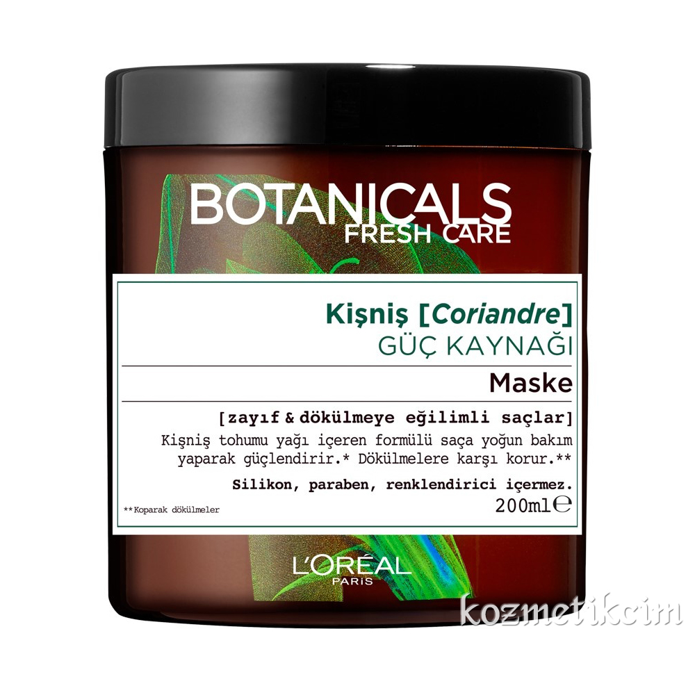 L'Oréal Botanicals Fresh Care Kişniş Güç Kaynağı Maske 200 ml