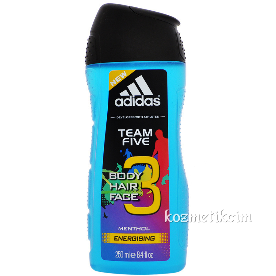 Adidas Team Five Üçü Bir Arada Duş Jeli 250 ml
