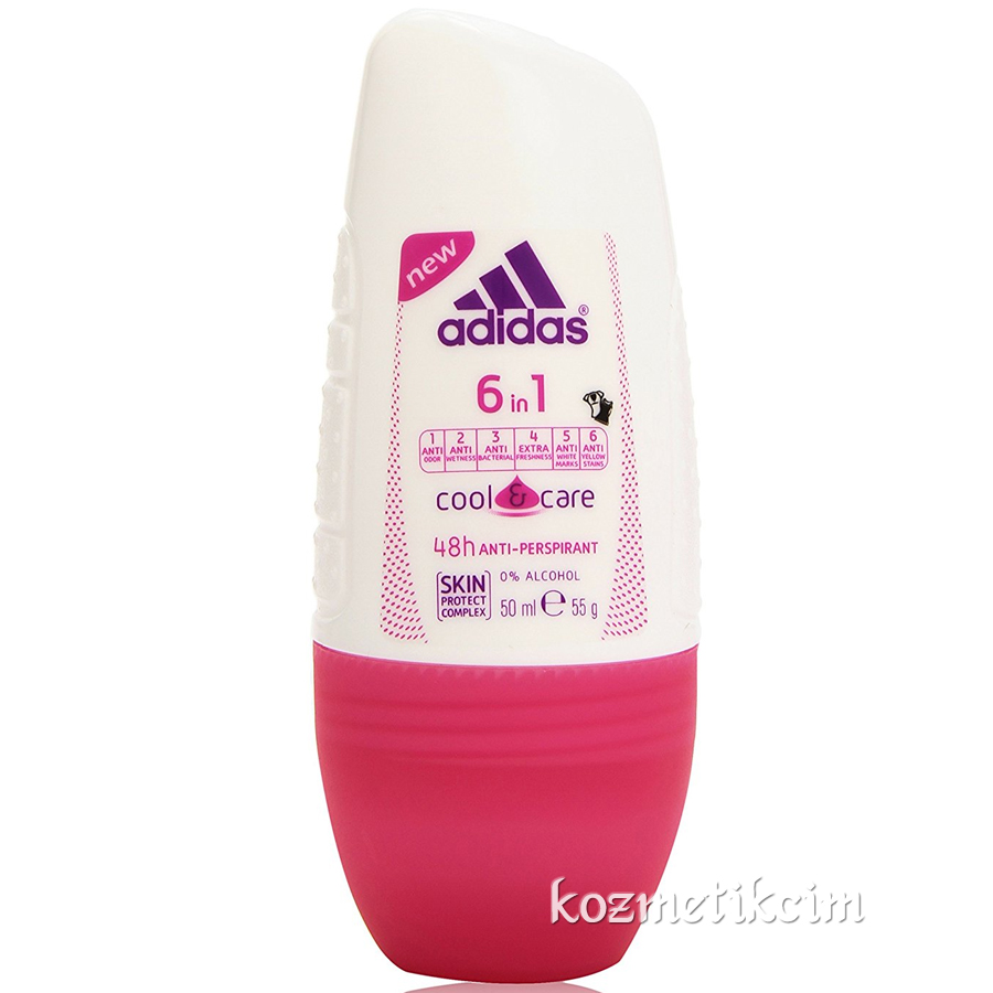 Adidas Action 6 in 1 Bayan Deo Roll-On 50 ml