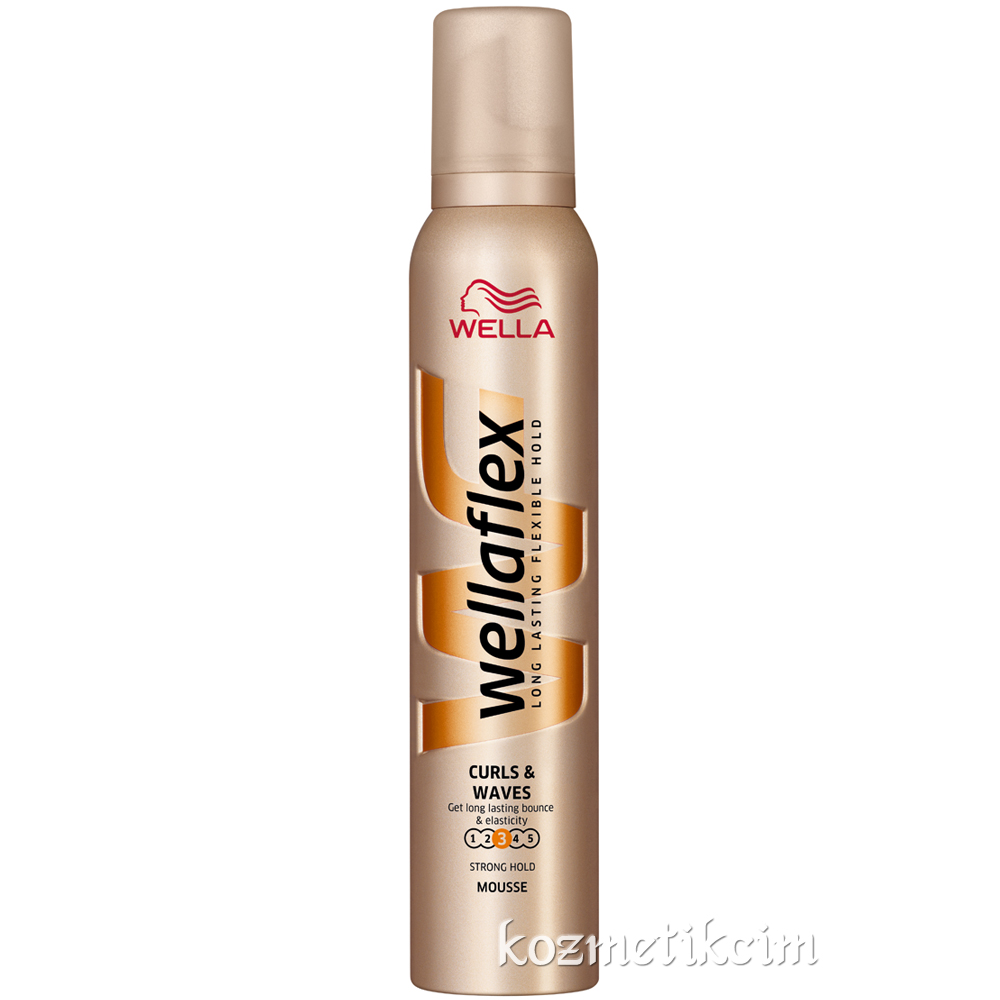 Wella Wellaflex Bukleler ve Dalgalar  Kazandıran Saç Köpüğü 200 ml